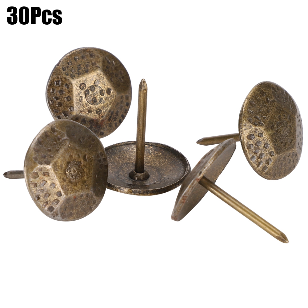 30 Stück Polsternägel Mit Schildkrötenrückenmuster, Sofadekoration, Diy-kleidungsaccessoires, Eisen, 19 Mm