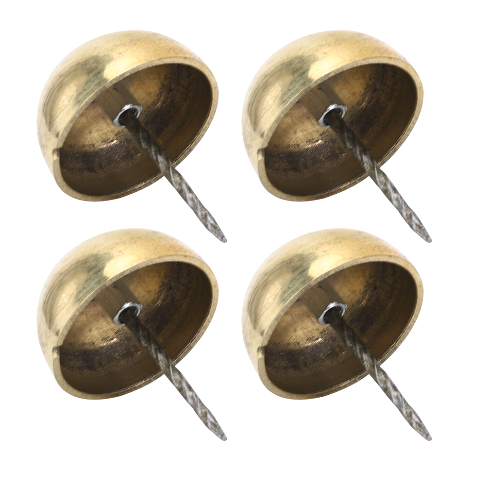 4 Stück Polsternägel Mit Rundem Kopf Aus Antikem Messing, Dekorative Sofamöbel-accessoires, 3 Cm - 6 Cm, Messing