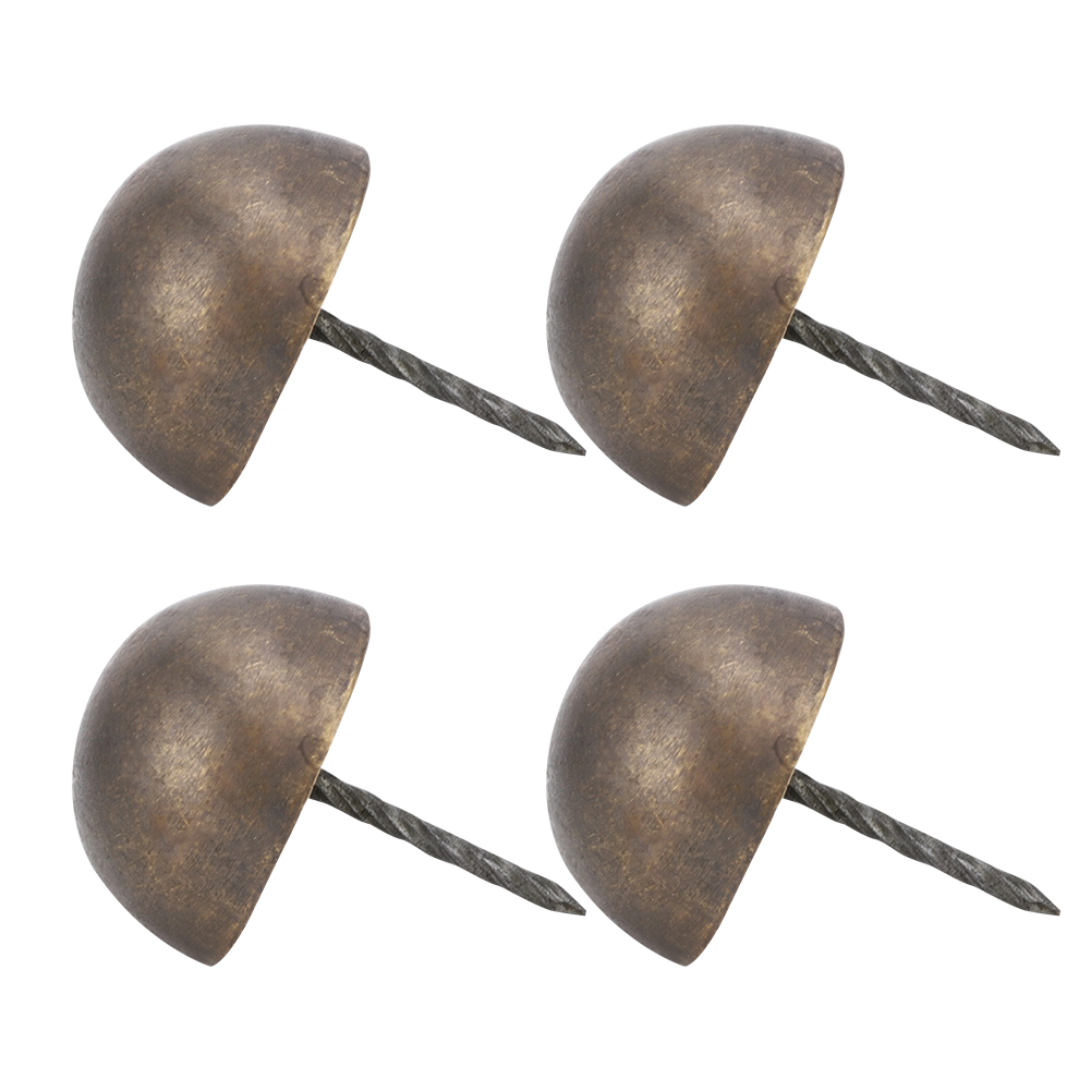 4 Stück Polsternägel Mit Rundem Kopf, Antikmessing, Dekorative Sofamöbel-accessoires, 3 Cm - 6 Cm - 5 Cm, Bronze