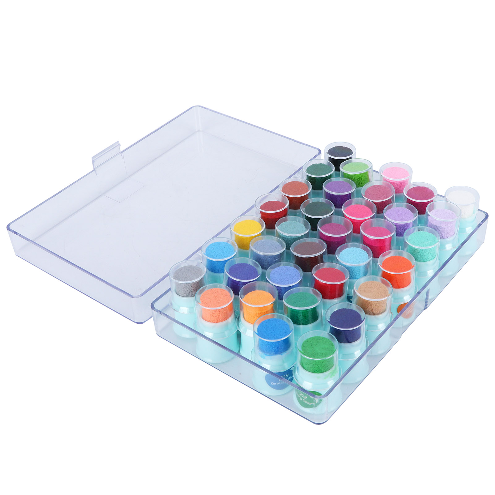 35 Stück/box Mini-stempelkissen Für Fingerabdrücke, Leuchtende Farben, Ideal Zum Basteln Und Malen