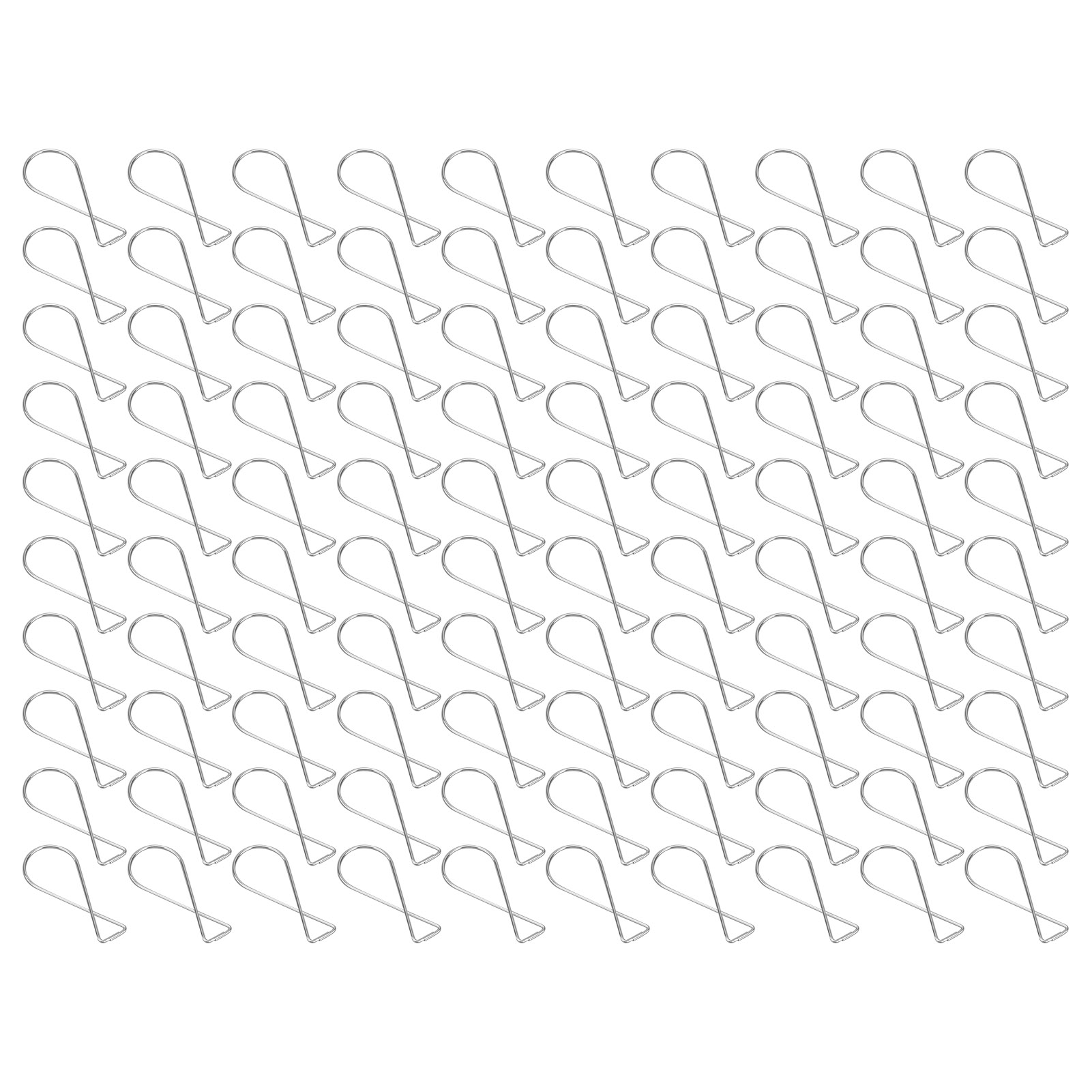 100 Stück Hängehaken Aus Verzinktem Stahl Mit Automatischem Rückprallmechanismus, Dekorative Deckenhaken