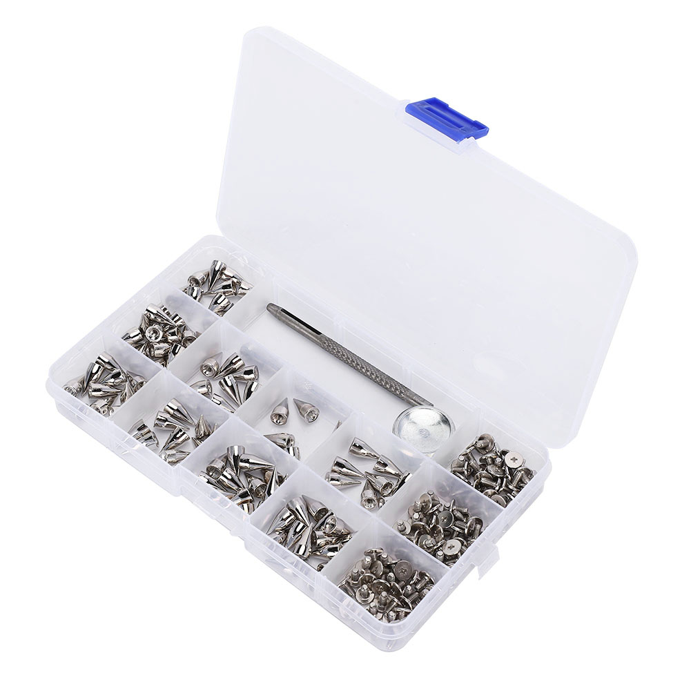 Punk Spikes Diy Zinklegierung Kegelnieten Bastelwerkzeug Für Lederbekleidung 7 X 14 Mm