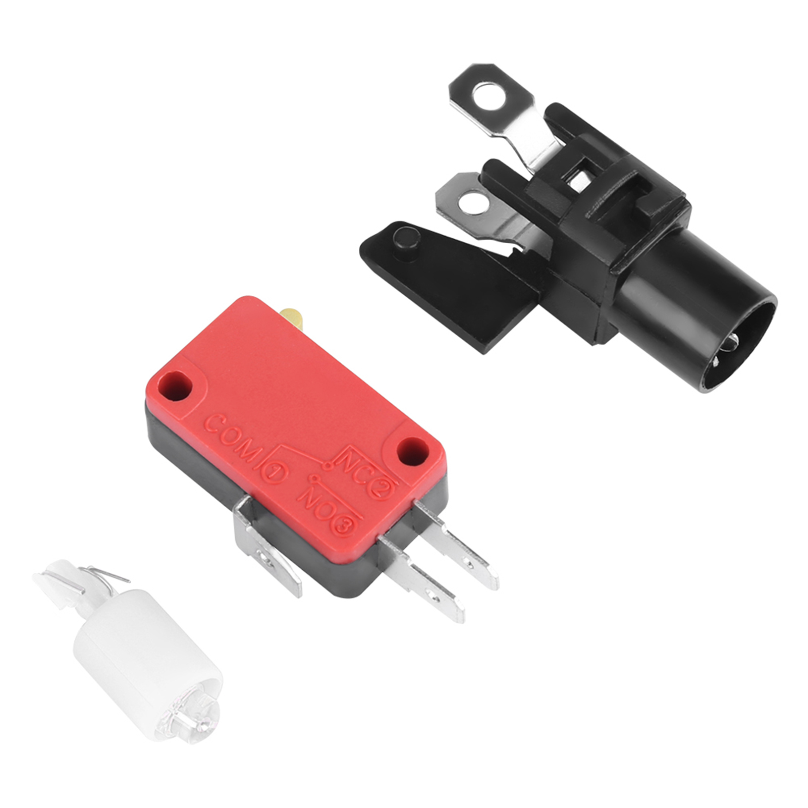 100 Mm Großer Arcade-knopf Mit Led-konvexität, Ersatz Für Konsolen (weiß)