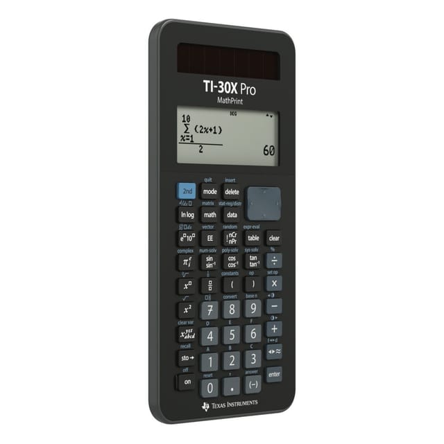 Texas Instruments TI-30X Pro - Four-line display - Probability distributions