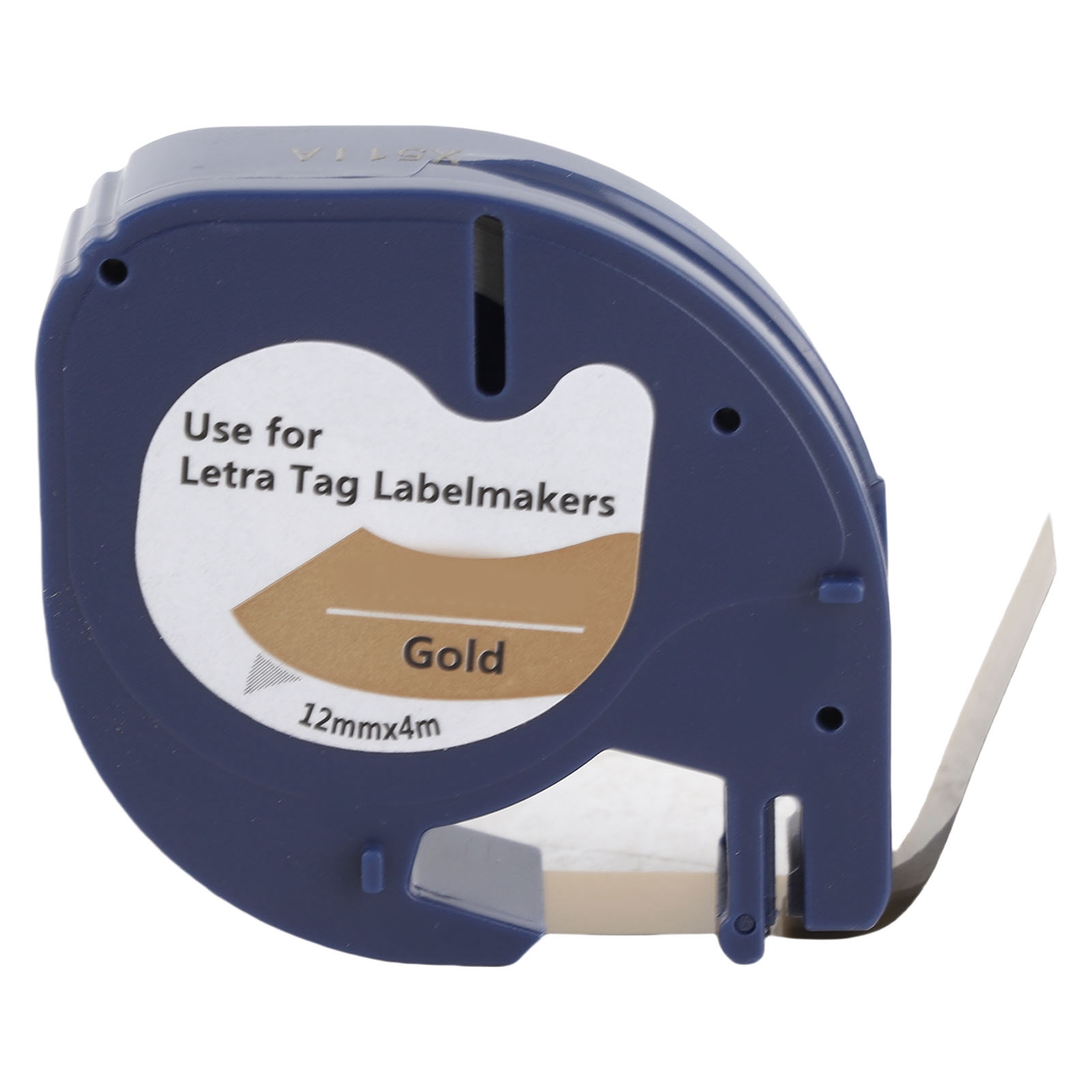 Etikettenband-ersatzteile, Farbband 12 Mm X 4 M, Schwarz Auf Gold, Für Etikettiergeräte