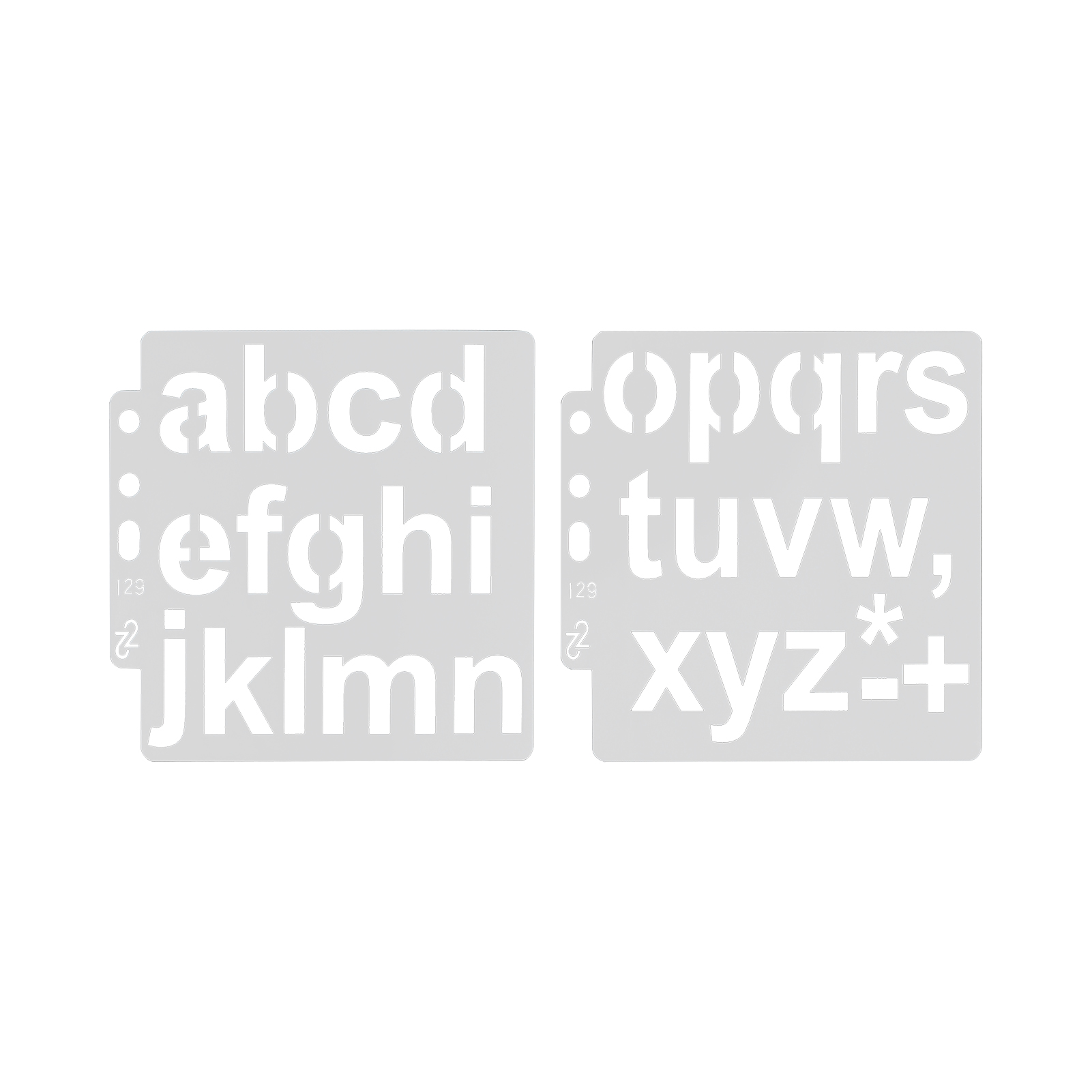 20 Stück Buchstaben-schablonen, Hohle Alphabet-schablonen, Wiederverwendbare Malschablonen Für Notizbücher, Tagebücher Und Kunstprojekte