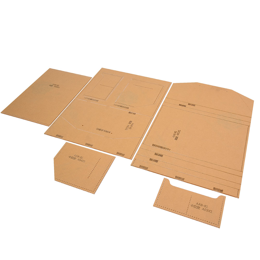 Transparente Acryl-schablone Für Lederarbeiten, Z. B. Für Handtaschen, Umschläge, Taschen Und Passhüllen