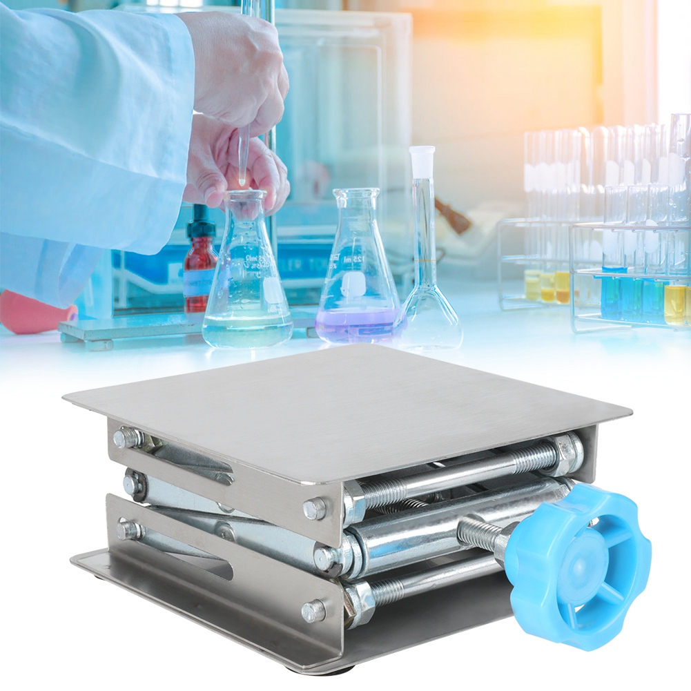 Manuell Verstellbarer Laborständer Aus Edelstahl, Hebebühne Für Experimente