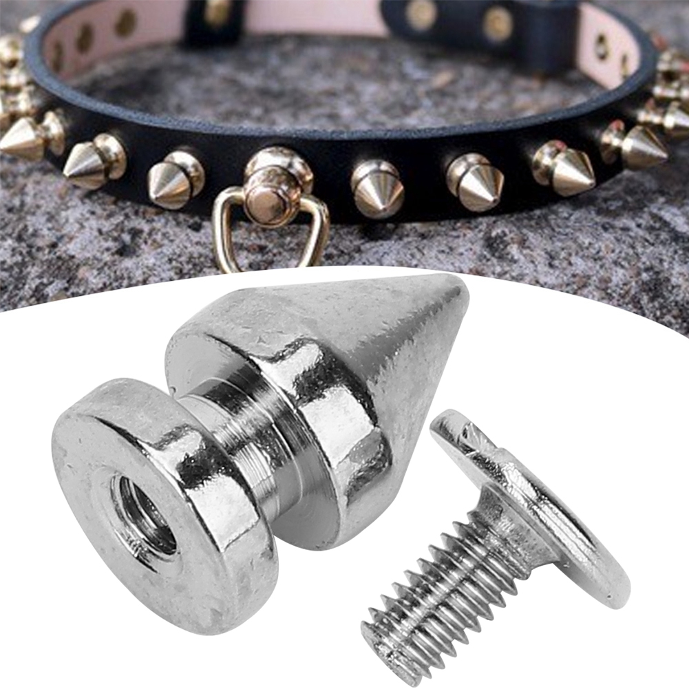 20 Stück 813,5 Mm Metallnieten, Kugelspitzen, Lederhandwerksnieten, Diy-kleidung, Schuhe, Dekoration (silber)