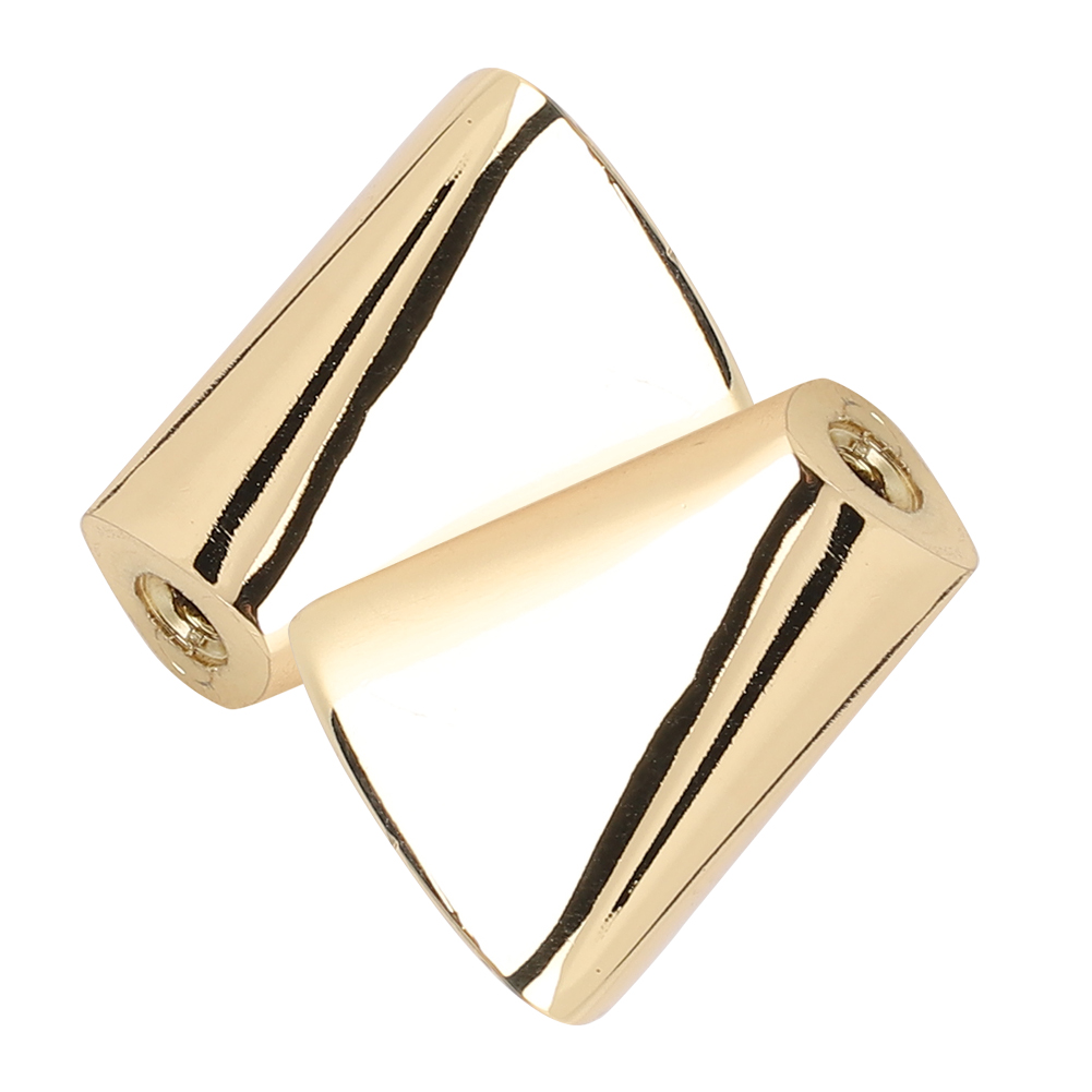 2 Sets Schrankknöpfe, Modern, Goldfarben, Zinklegierung, Für Kleiderschrank, Schublade, Küchenschranktür