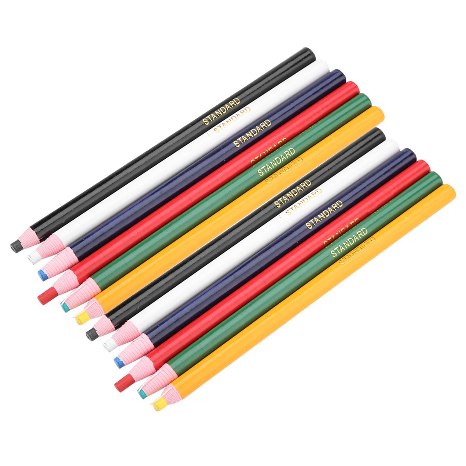 12 Stück/packung Stoffmarker In Verschiedenen Farben – Nähzubehör Für Schneider, Modeschöpfer Und Bastler