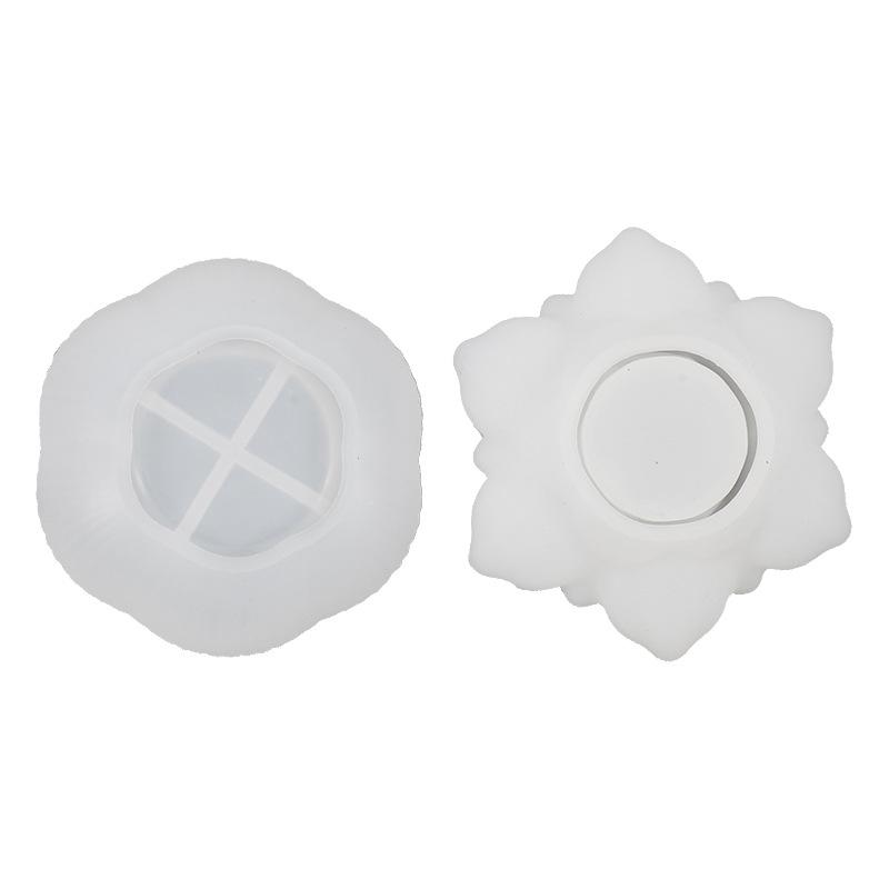 Blumenharzform, Kerzenhalterform, Silikonform Für Diy-schmuckkästchen, Bonbonieren, Tischdekoration