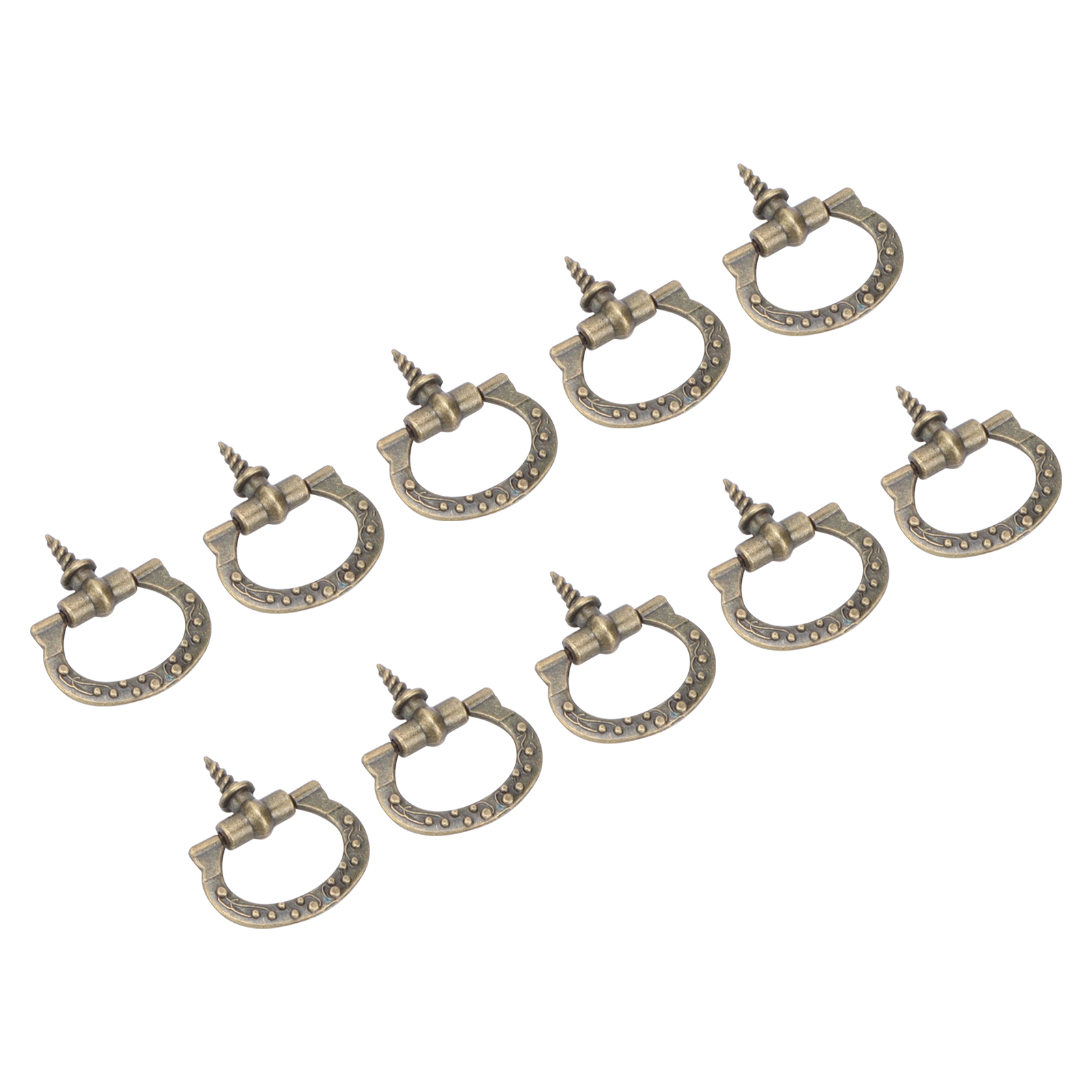 10 Stück Schraubgriffe Für Schmuckkästchen Und Geschenkboxen Im Retro-stil, Bronze, Einzelloch-knauf
