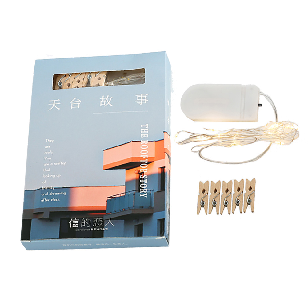Led-lichterkette Mit Fotoclips Für Partys, Hochzeiten, Weihnachten Und Als Heimdekoration (04)