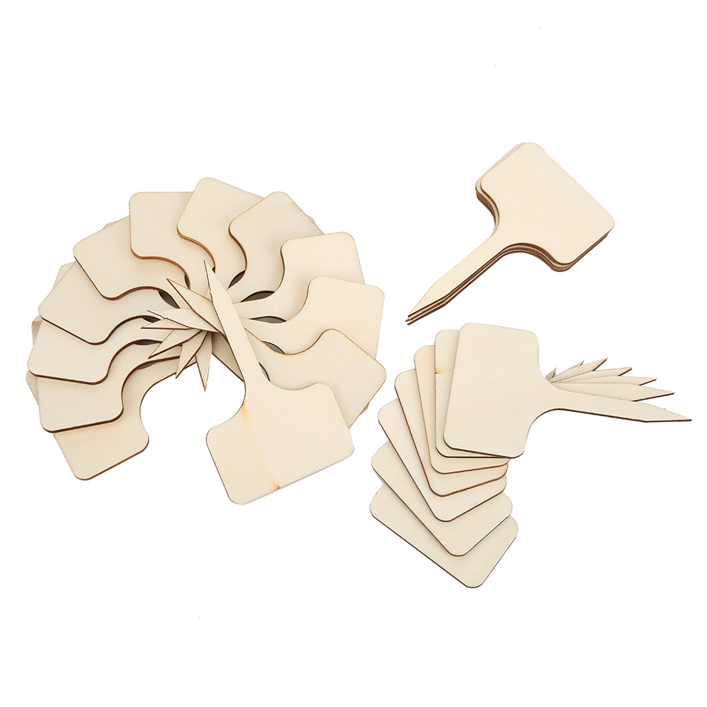 50 Stück/set Mini-kreidetafeln, Kreidetafeln Zum Beschriften, Hinweisschilder, Holztafeln