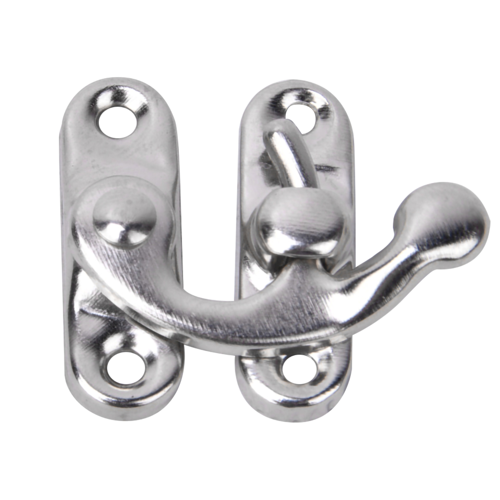 30 Stück Schnappverschluss Im Retro-stil Aus Eisen Für Schmuck- Und Geschenkboxen, 3,2 X 2,8 Cm, Silberfarben, Links.