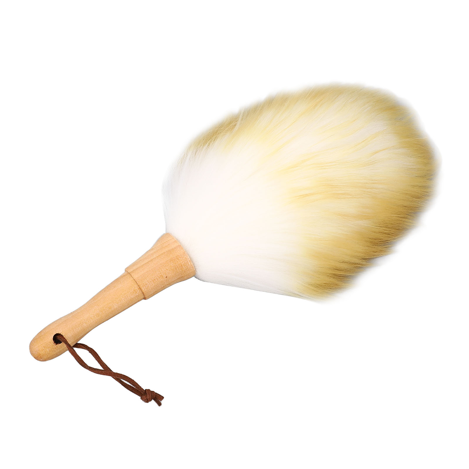 Reinigungsbürste, Staubwedel, Multifunktional, Mit Holzgriff Aus Lammwolle, Für Jalousien, Tische Und Klaviere, Kurzer Griff