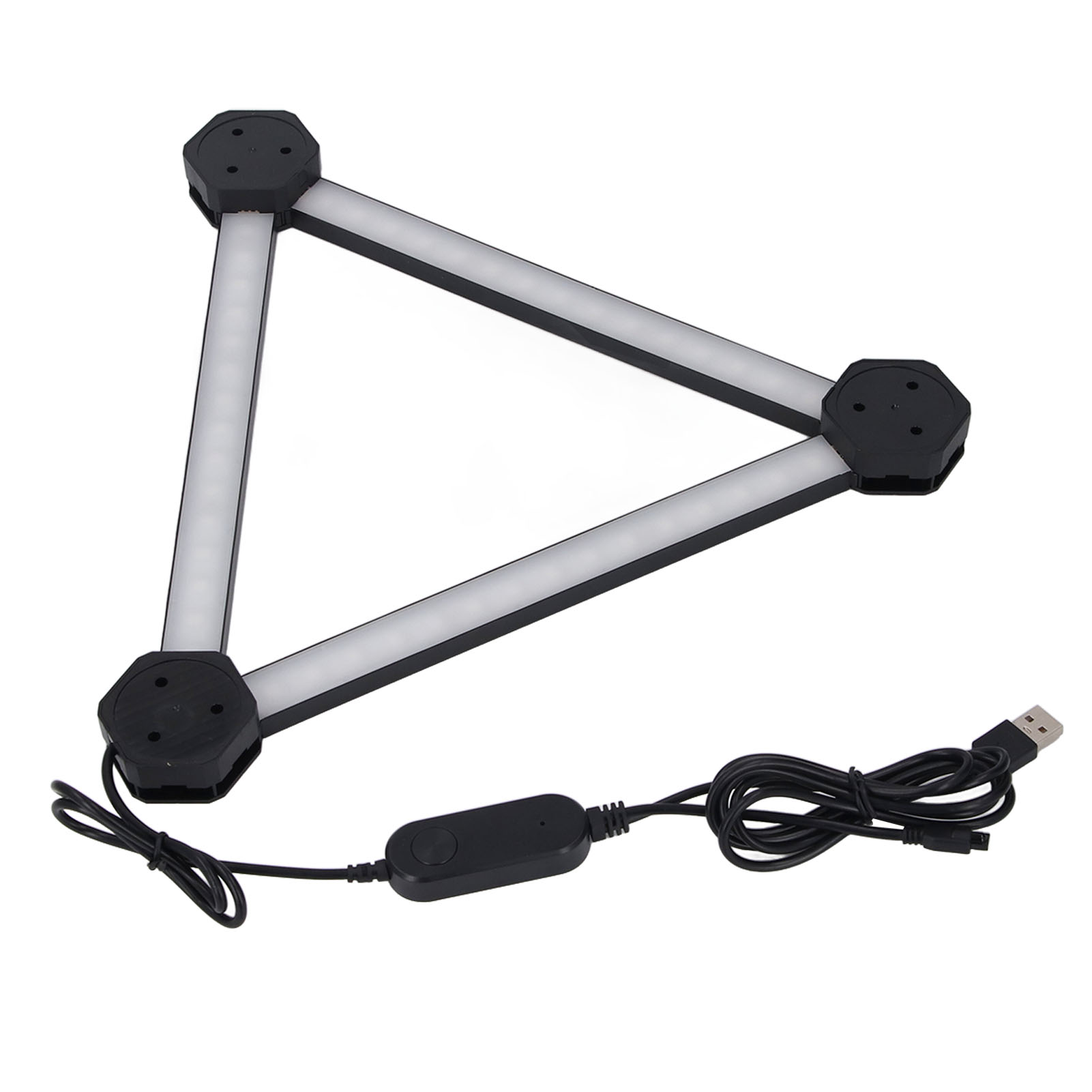9er-set Smarte Wlan-rgb-led-wandleuchten, 16 Millionen Farben, Dimmbar, Musiksynchronisation, Für Tuya Home Decor Light Bars Kit, Schwarz