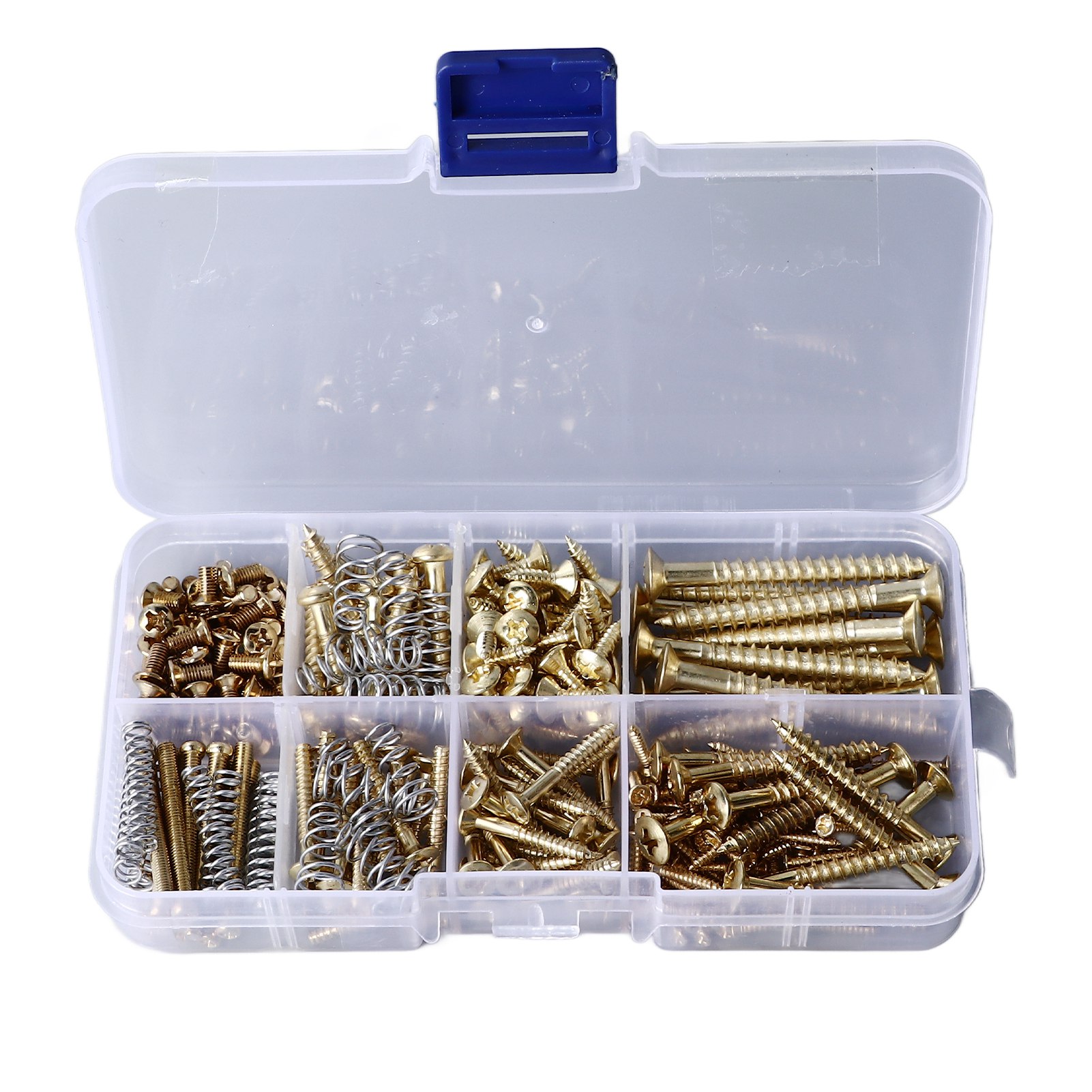 Gitarrenschrauben-set, Stegschrauben- Und Federnsortiment, Metall-instrumentenzubehör Für Reparatur Und Wartung, Gold