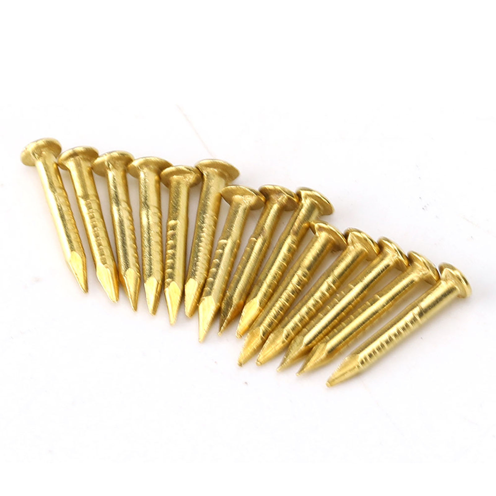 100 Stück Messing-scharniere Mit Rundkopf, 10 Mm/15 Mm/18 Mm/22 Mm Länge