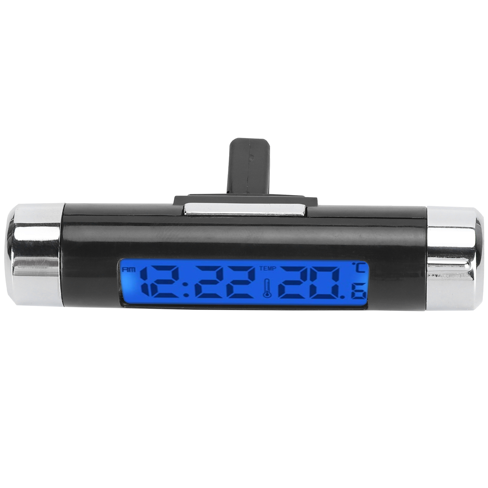 Elektronische 2-in-1-uhr Mit Thermometer, Lcd-anzeige Und Automatischer Temperaturmessung