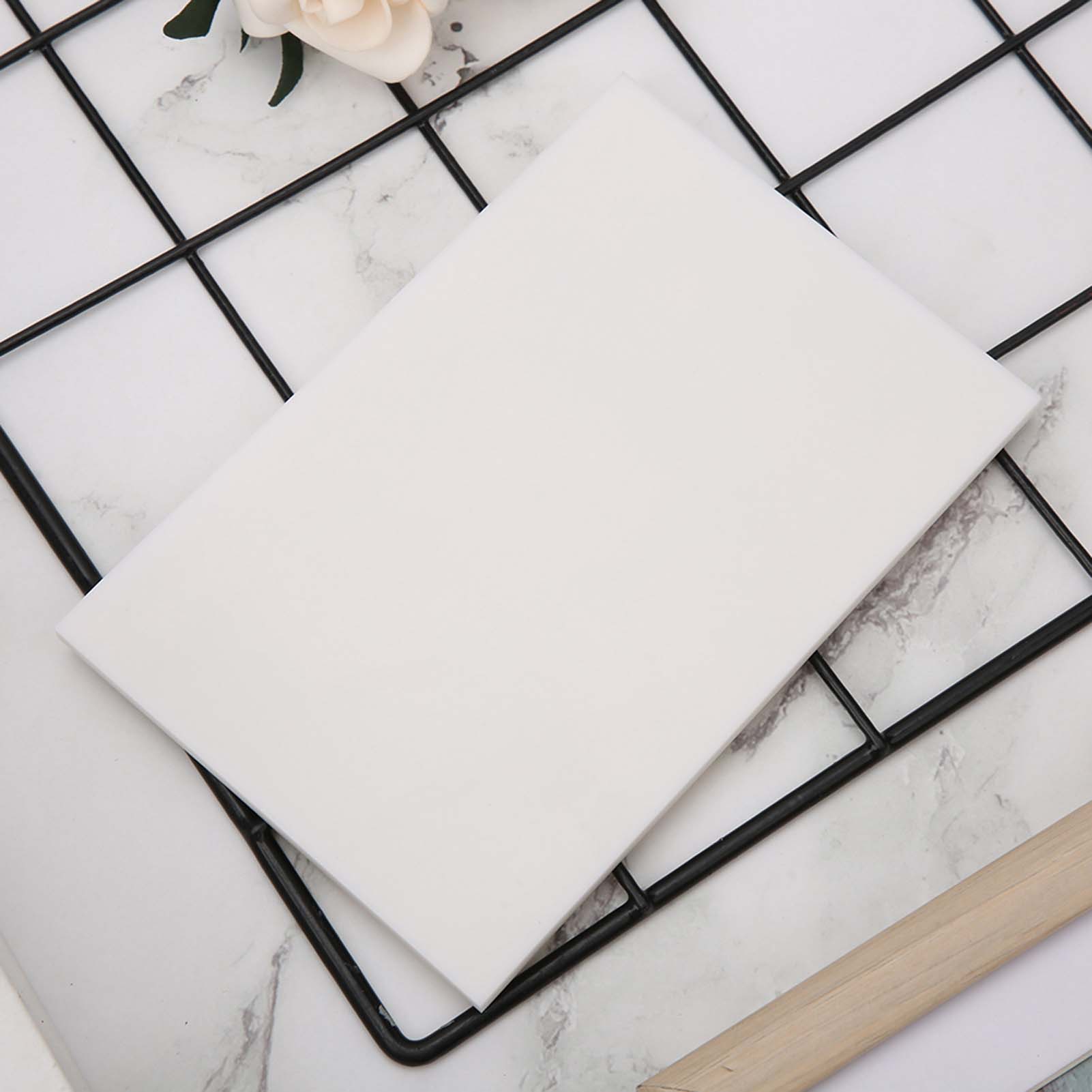 Jelly-gummistempelblock, Dünn, Für Diy-handarbeit, Weiß