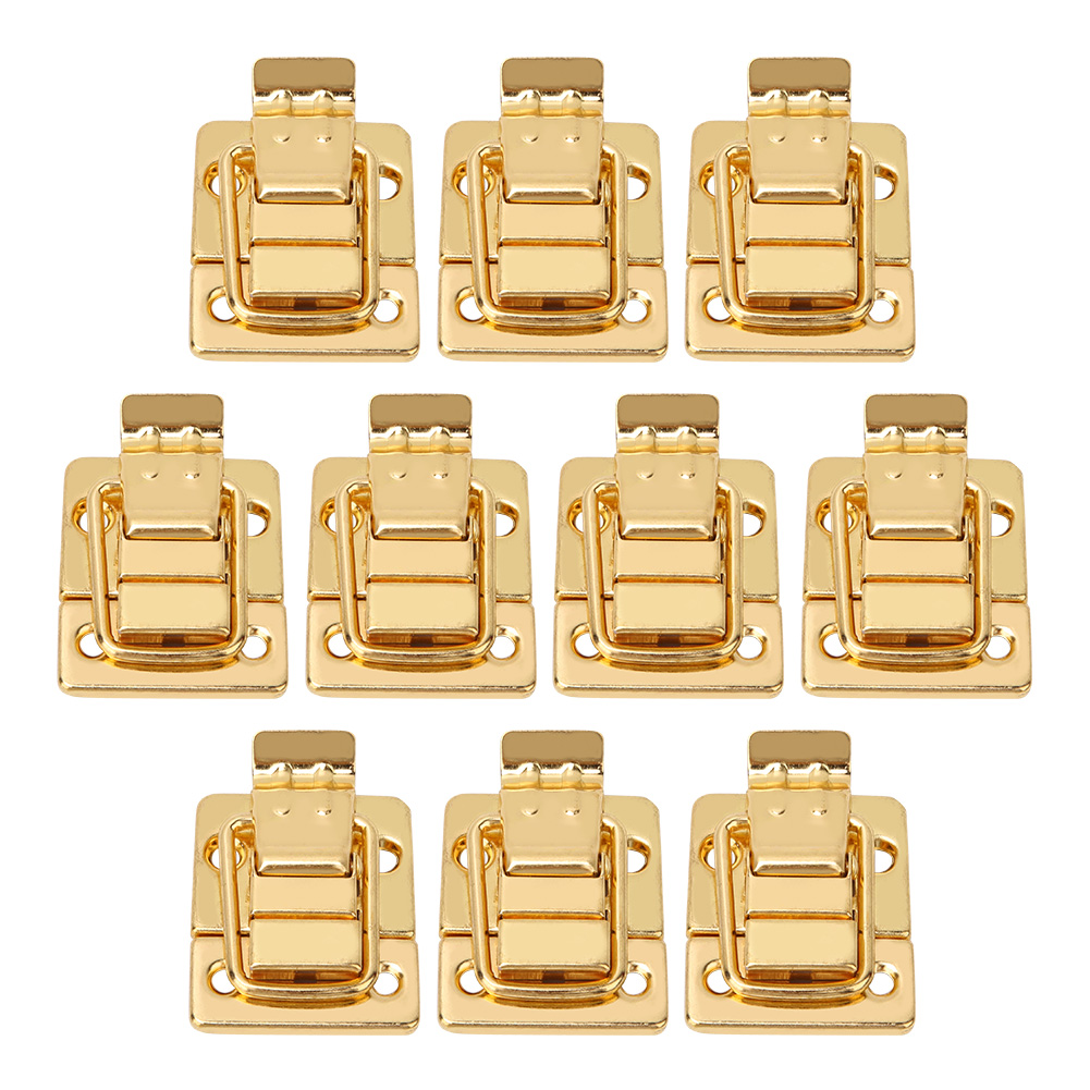 10 Stück Goldene Edelstahl-knebelverschlüsse Für Kisten, Truhen Und Koffer, 28 X 40 Mm