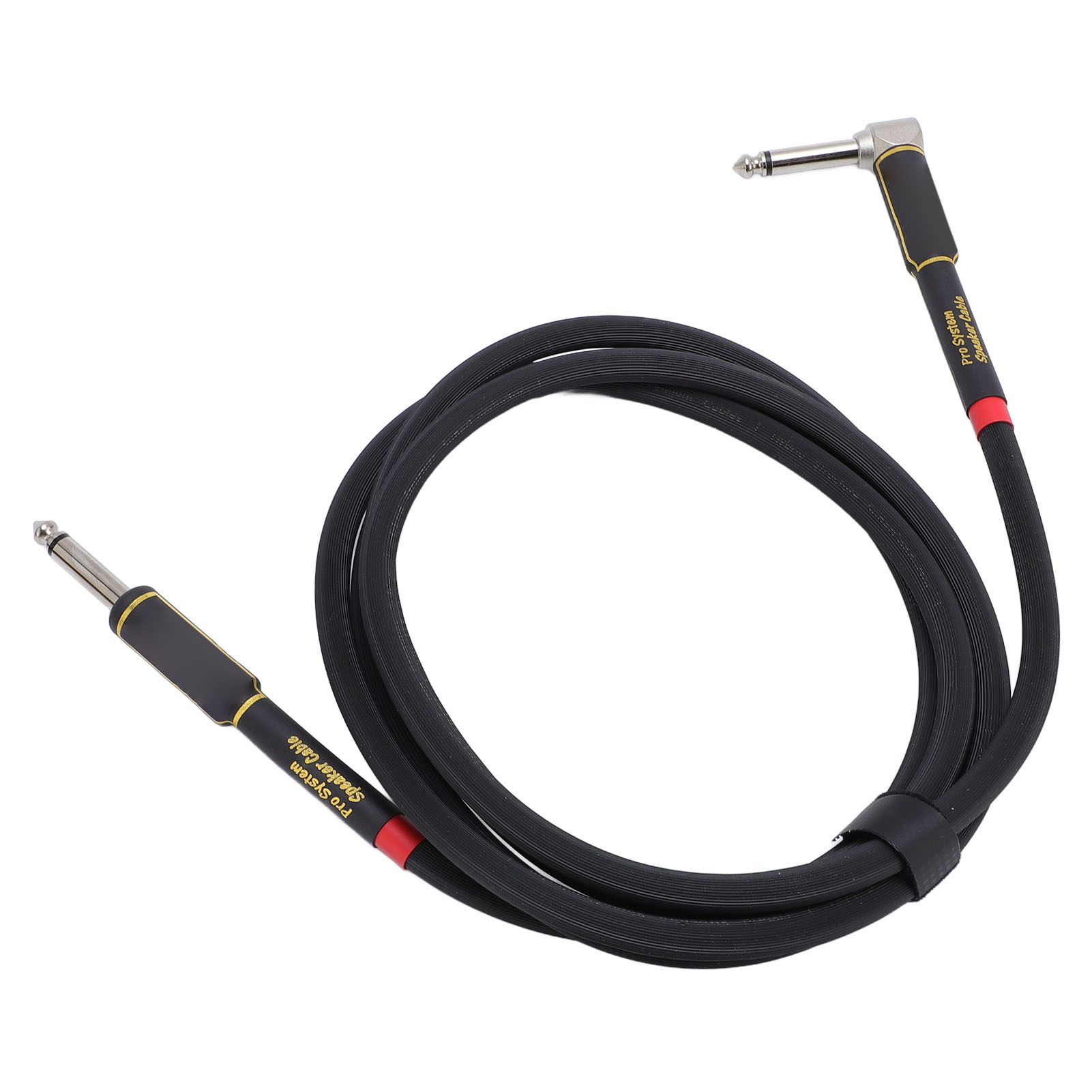 Gitarrenkabel 2 M (6,6 Fuß), 6,35 Mm (1/4 Zoll), Doppelt Geschirmt, Rechtwinklig Auf Gerade, Instrumentenkabel Für Lautsprecher, E-bass Und Effektgeräte