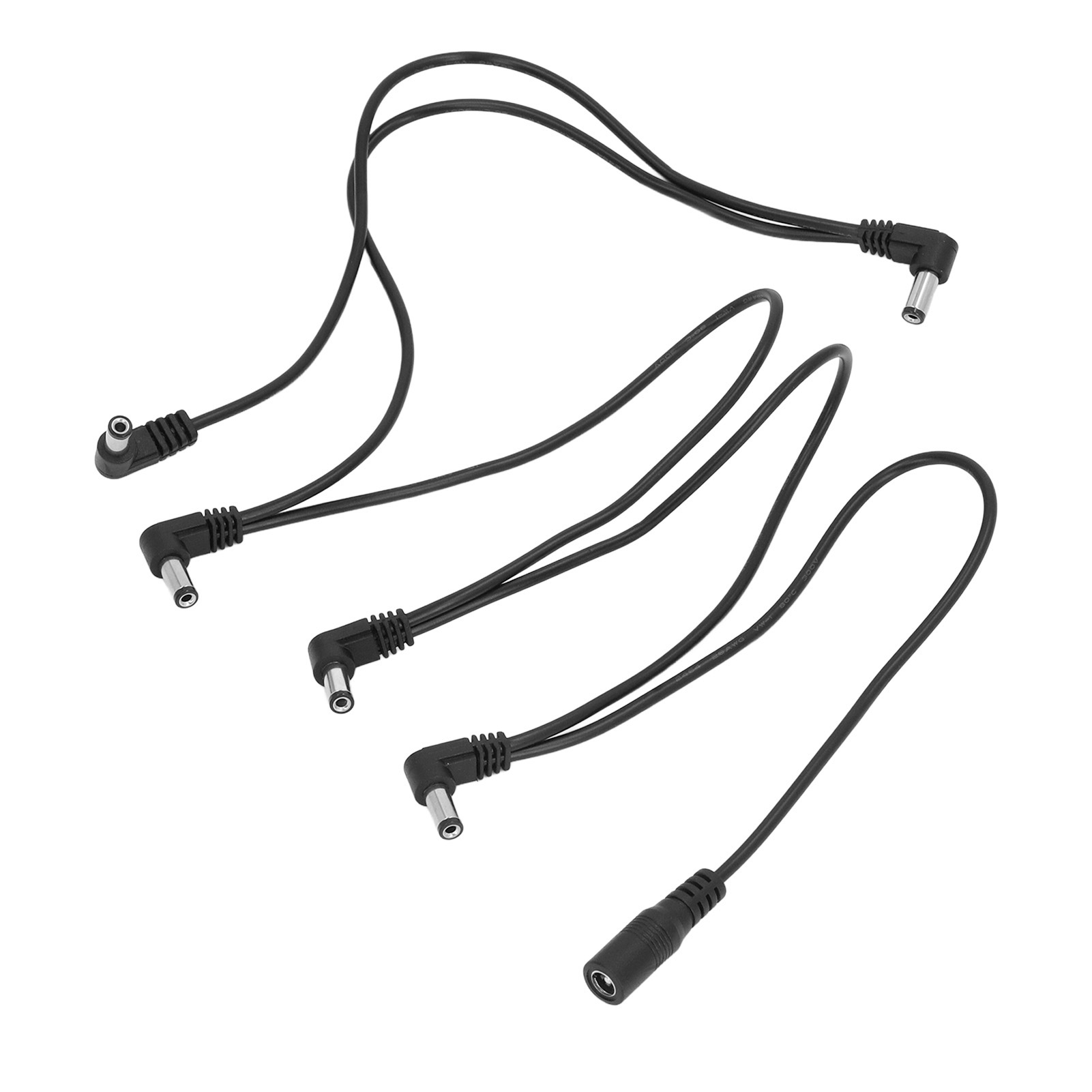1 Auf 5 Gitarreneffektpedal-netzteil-splitter, 5-poliger Rechtwinkliger Stecker, Effektpedal-stromkabel
