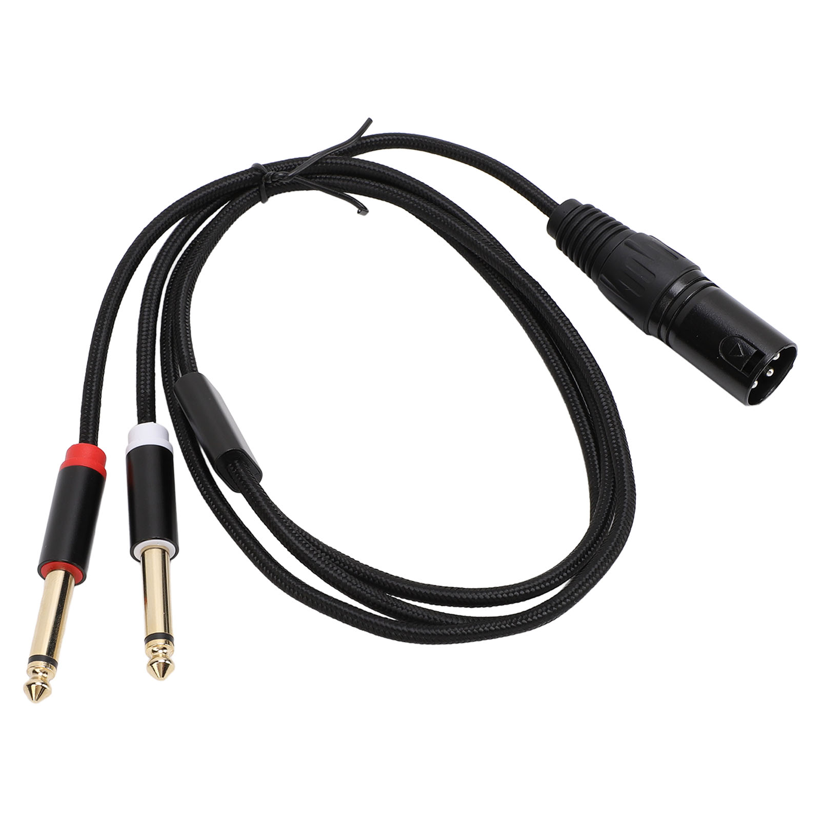 Doppeltes 6,35-mm-ts-stecker-auf-xlr-3-pin-stecker-kabel, Doppeltes 6,35-mm-mono-auf-xlr-y-splitterkabel Für Mikrofonmischer