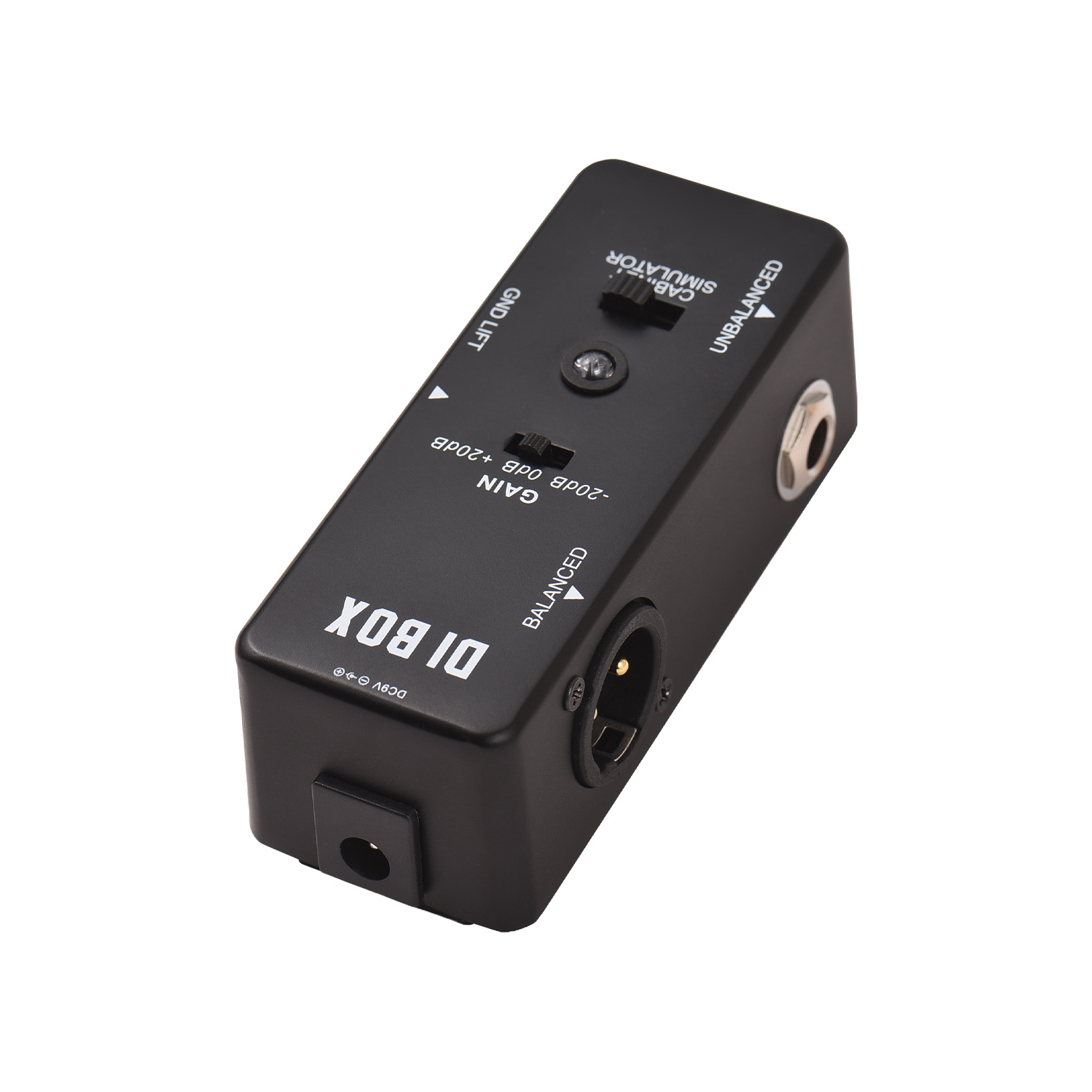 Rowin Di Box Gitarrenpedal Mini-effektpedal Di-box Mit Extrem Geringer Verzerrung Für E-gitarren-effektpedal, Symmetrischer Und Unsymmetrischer Dc 9v 6,35mm Ein-/ausgang