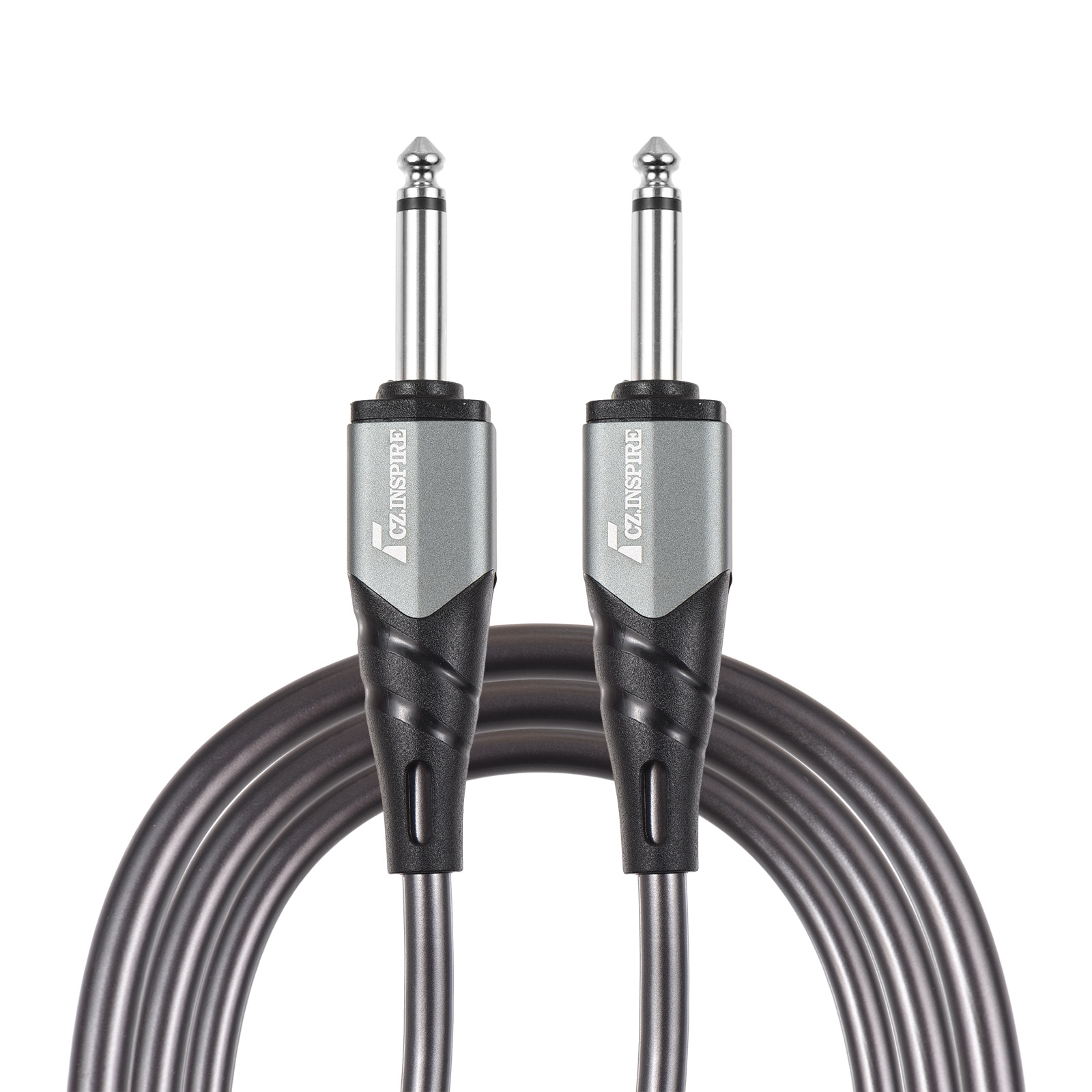 6,35-mm-audio-instrumentenkabel, 3 M, Rauschunterdrückend, Mit Zwei Geraden Anschlüssen, Mono, Wasserdicht, Kompressionsfest, Professionelles Audio-verbindungskabel Für E-gitarre, Keyboard, Mischpult