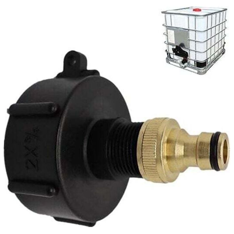 Schnellkupplung Für 1000-liter-tank S60x6, Mehrtankhahn, Schlauchanschluss, Adapter Für Ibc-tank, 1/2-zoll-messingauslass