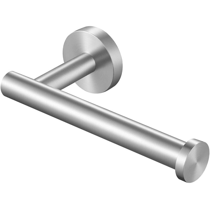 Toilettenpapierhalter, Wandmontierter Toilettenpapierhalter, Toilettenpapierhalter Aus Gebürstetem Edelstahl (bohrmontage, Silber)