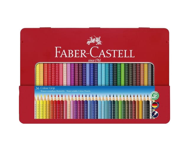 Faber-Castell GRIP - coloured pencil (pack of 36)