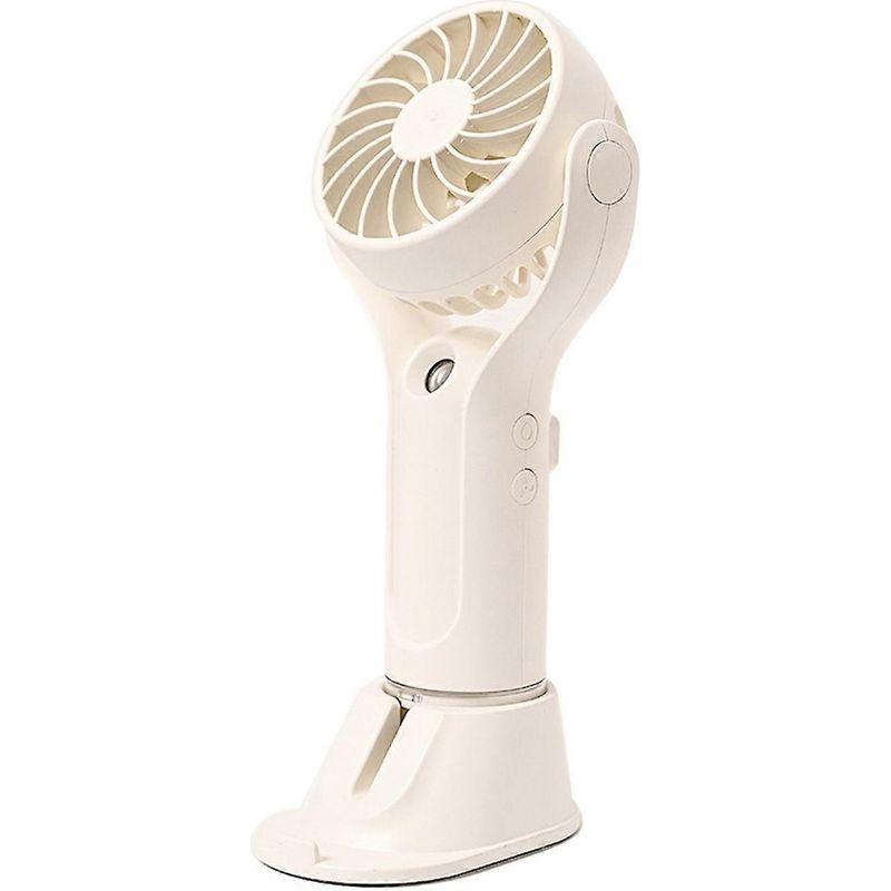 Tischventilator, Kleiner Tragbarer Ventilator, Ideal Für Reisen Und Outdoor-aktivitäten (weiß).