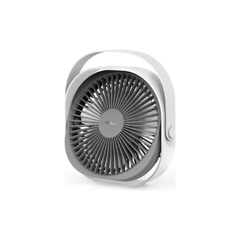 Usb-ventilator, Tischventilator, Wiederaufladbarer Ventilator, Tragbarer Und Leiser Schreibtischventilator, 360°-drehung, 3 Belüftungsmodi