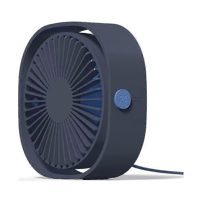 Blauer Usb-tischventilator Fürs Studentenwohnheim