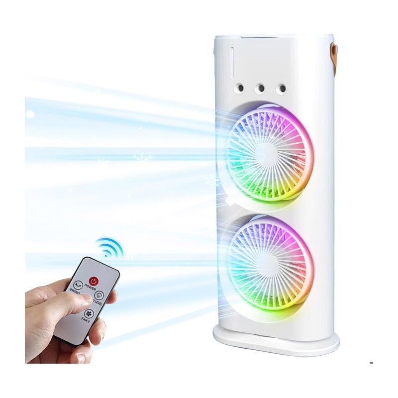 Tragbarer, Per Usb Aufladbarer Tischventilator, 3 Geschwindigkeitsstufen, Niedliche Entenform (weiß)