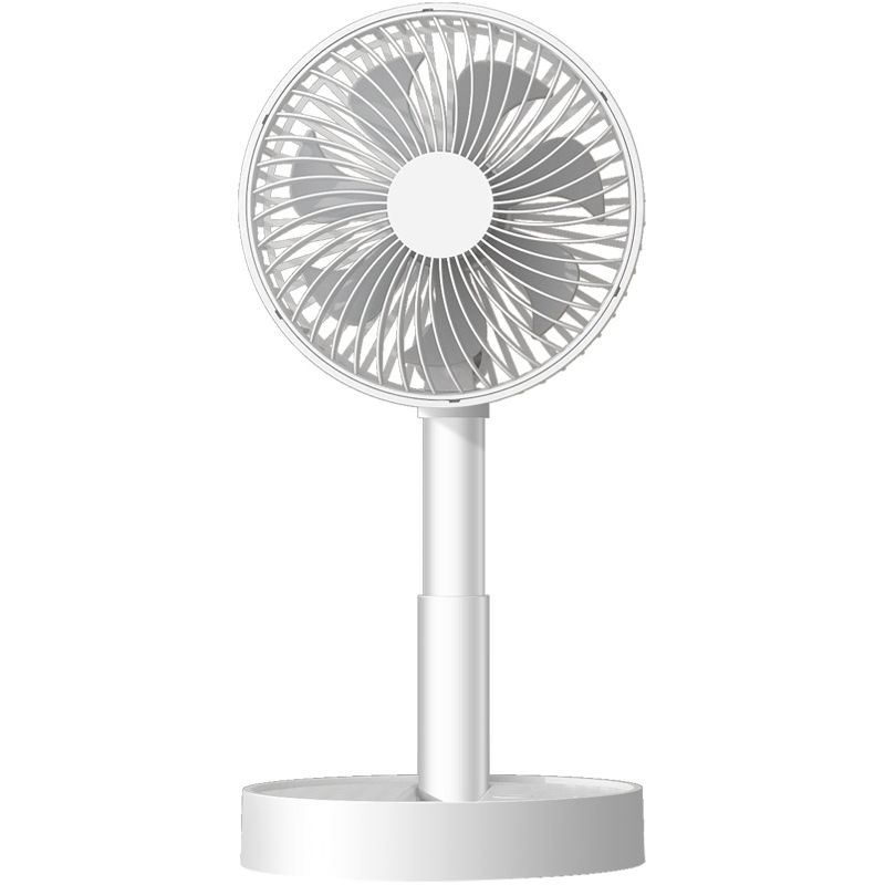 Leiser Tischventilator Mit Oszillierendem Kopf, Usb-aufladbar, 3600 Mah, Ideal Für Büro Und Zuhause.