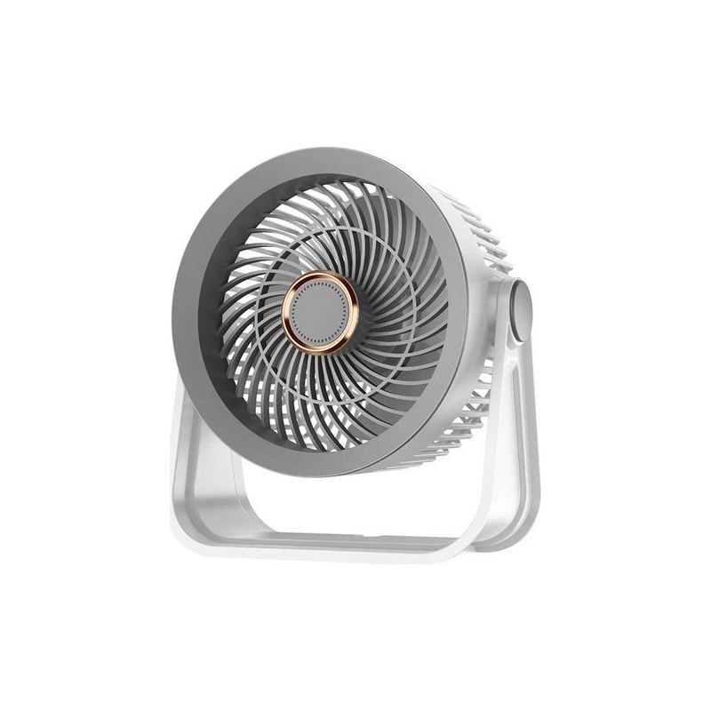 Luftzirkulationsventilator, Usb-ladefunktion, Multifunktional, Für Zuhause, Studentenwohnheim, Büro, Grau Und Weiß