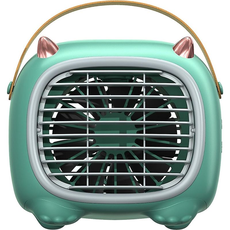 Tragbarer Tischventilator, 3 Geschwindigkeitsstufen, Leise, Usb-anschluss, Mini-tischventilator Mit Starkem Luftstrom, 360°-drehung, Ideal Für Zuhause, Büro, Schlafzimmer Und Reisen