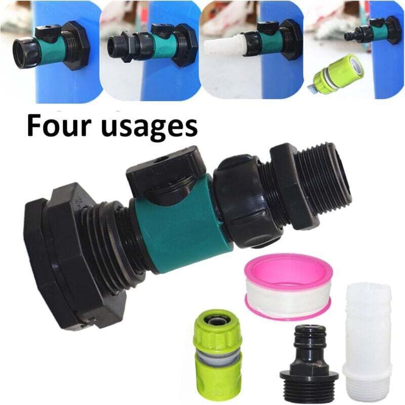 3/4"-wassertank-anschlussadapter – Gewindeschlauchanschlussadapter – Auslaufsicherer Wassertankadapter, Tankablaufadapter, Schlauchadapter