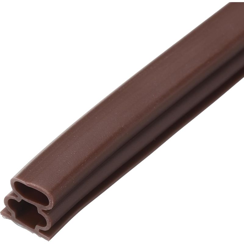 Türdichtung Aus Gummi, 6 M, D-förmig, Für Tür- Und Fensterrahmen, Selbstklebend Und Wasserdicht, Dichtungsstreifen Für Spalten Von 8,9 Bis 11,4 Cm, Braun