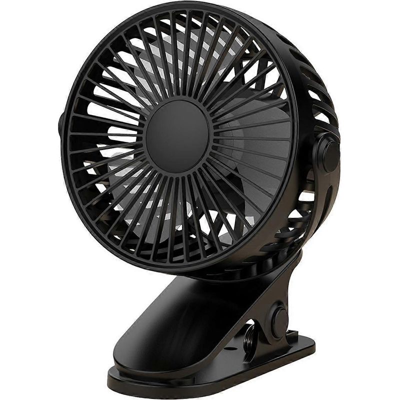 Clip-ventilator, Usb-aufladbar, Tragbar Für Den Außeneinsatz, Geräuscharmer Betrieb, Drei Einstellbare Lüftergeschwindigkeiten.