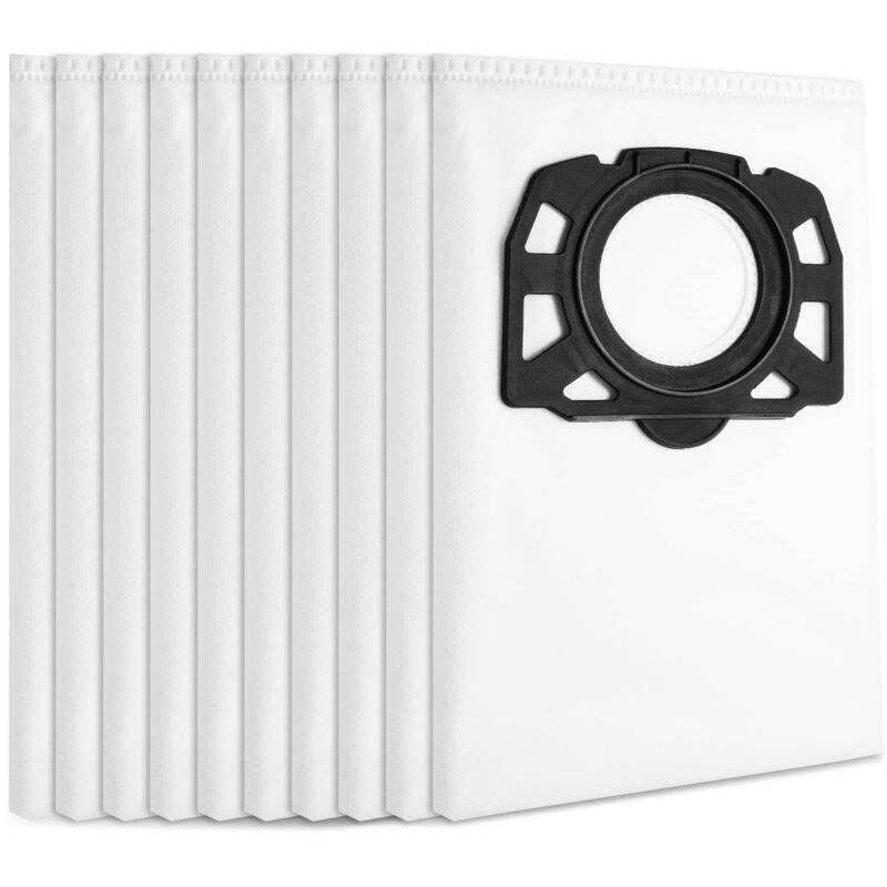10er-pack Staubsauger-filterbeutel, Kompatibel Mit Kärcher 2.863-006.0 Wd4 Wd5 Wd6 Wd5p Wd6p Premium Mv4 Mv5 Mv6 Kwd4 Kwd5 Kwd6 Knt4 Nass- Und Trockensauger-filterbeutel