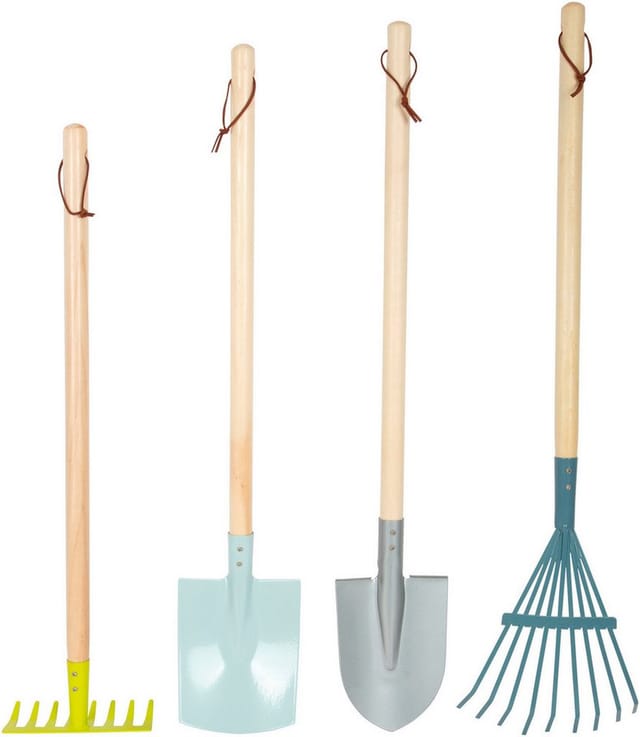 Small Foot - Wooden Garden Tools 4dlg.