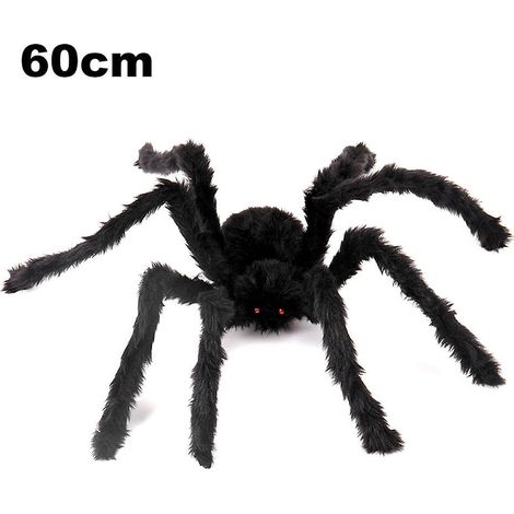 Halloween-dreiecks-spinnennetz, Haarige Spinne, Für Drinnen Und Draußen, Garten, Rasen, Streichdekoration, 60 Cm