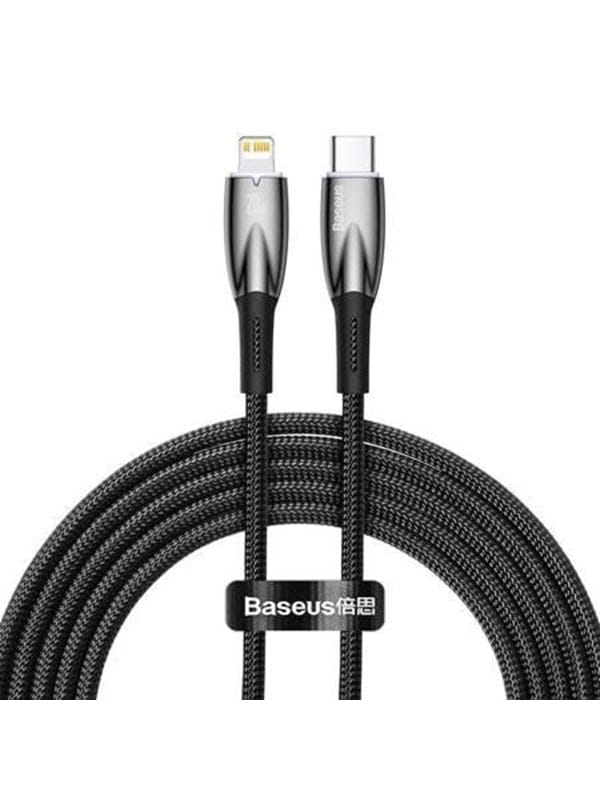 Baseus USB-C cable for Lightning Glimmer Series 20W 2m (Black)