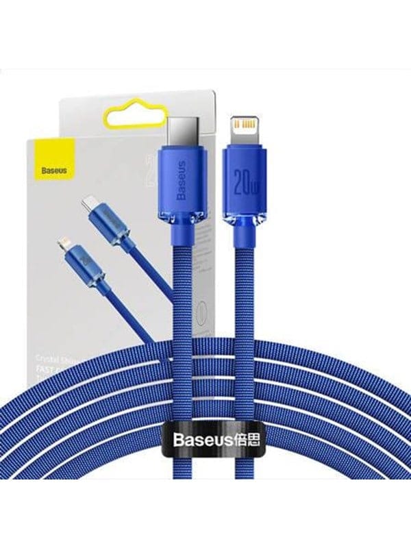 Baseus Crystal Shine cable USB-C to Lightning 20W PD 2m (blue)